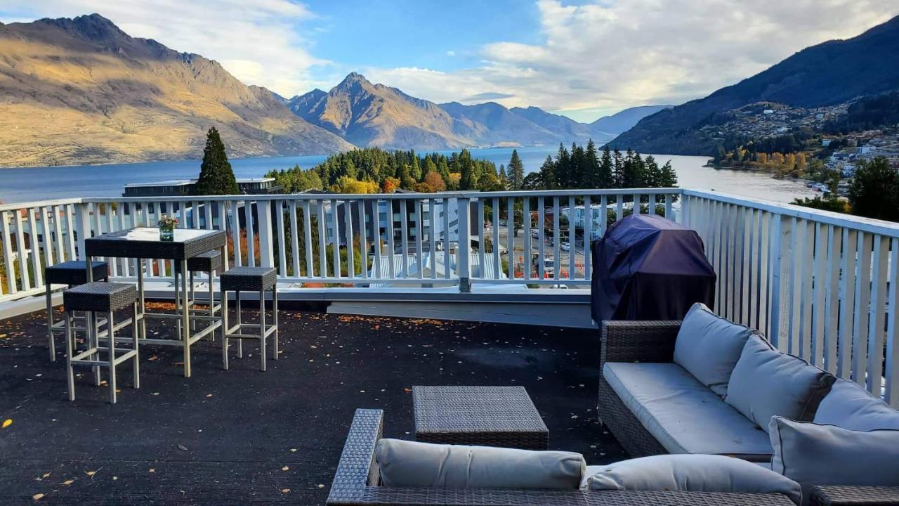 Central Lakeview Apartment With Amazing Rooftop 镇上湖景三室套房 Queenstown Kültér fotó